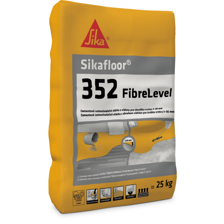 Sika Stěrka samonivelační Sikafloor-352 FibreLevel 25 kg