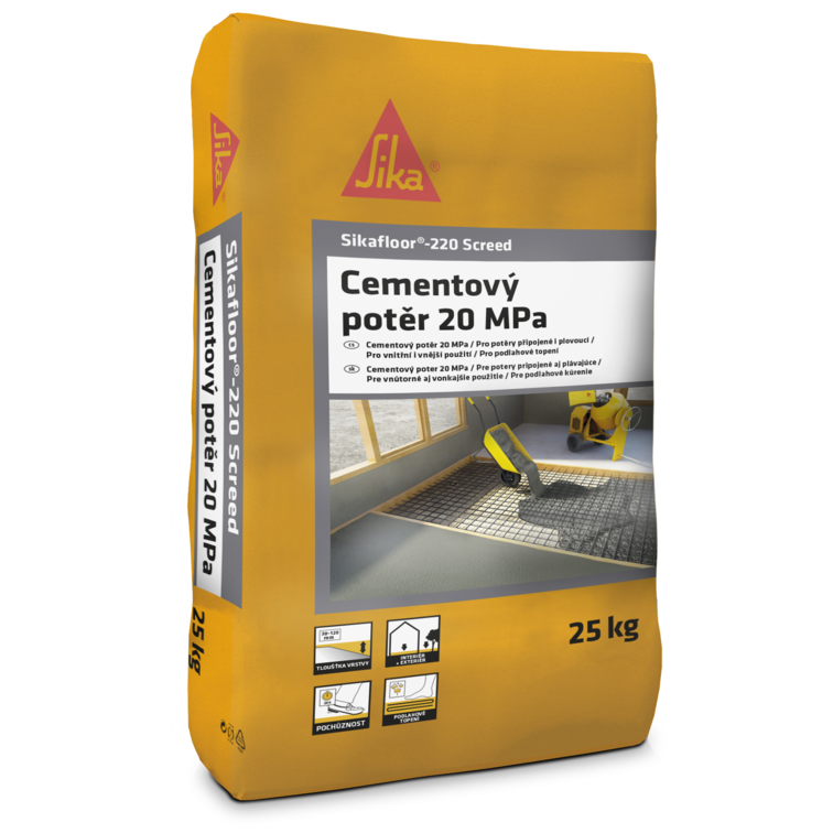 Sika Potěr cementový Sikafloor-220 Screed 25 kg