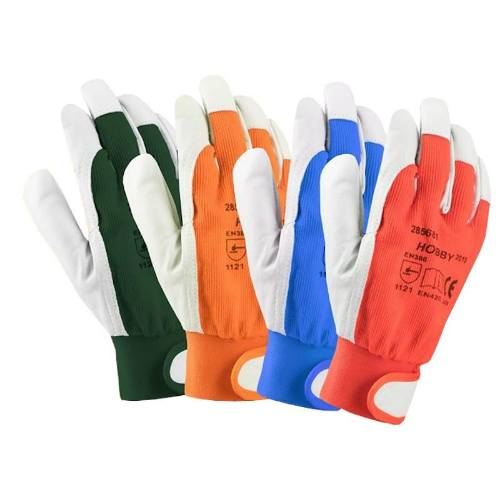 Rukavice pracovní Hobby, velikost 10