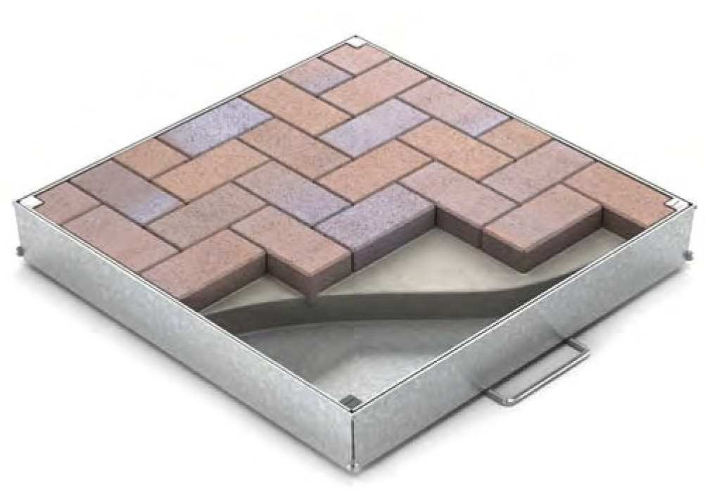 MEA Poklop zadlažďovací Deck XP 250 700×700×95 mm ocelový žárově pozinkovaný C250 kN