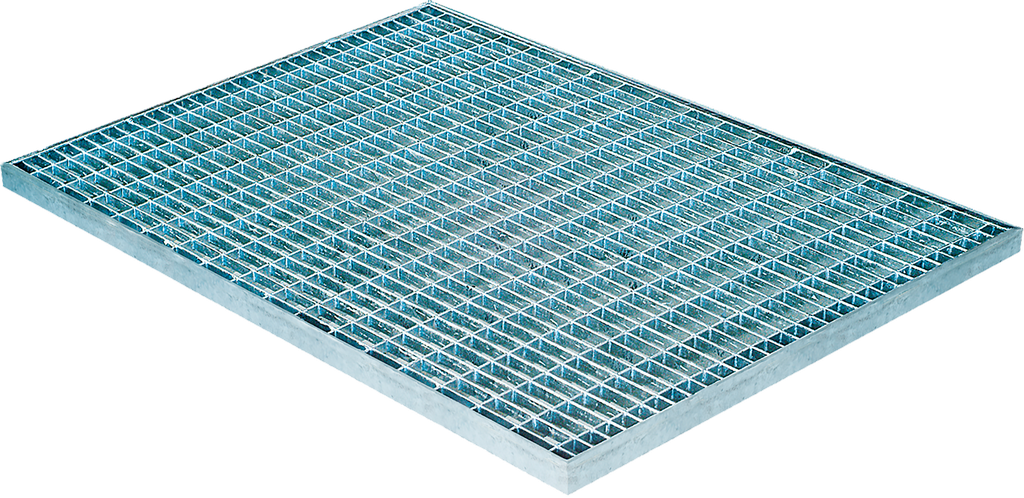 MEA Rošt pro záchytnou vanu 750×500 mm mřížový pozinkovaný ocelový oka 30/10
