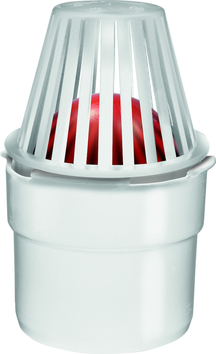 Přípojka odtoková pro světlíky MEA Multinorm/MeaMax se sítkem a zápachovou uzávěrkou DN80