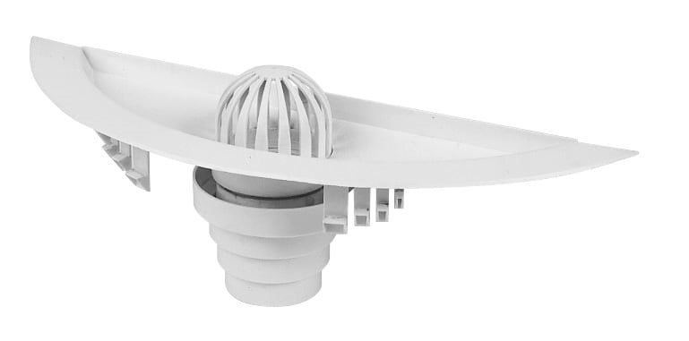 MEA Přípojka odtoková pro světlíky Multinorm hl. 70 cm + sítko a adaptér DN 100, 80, 70, 60