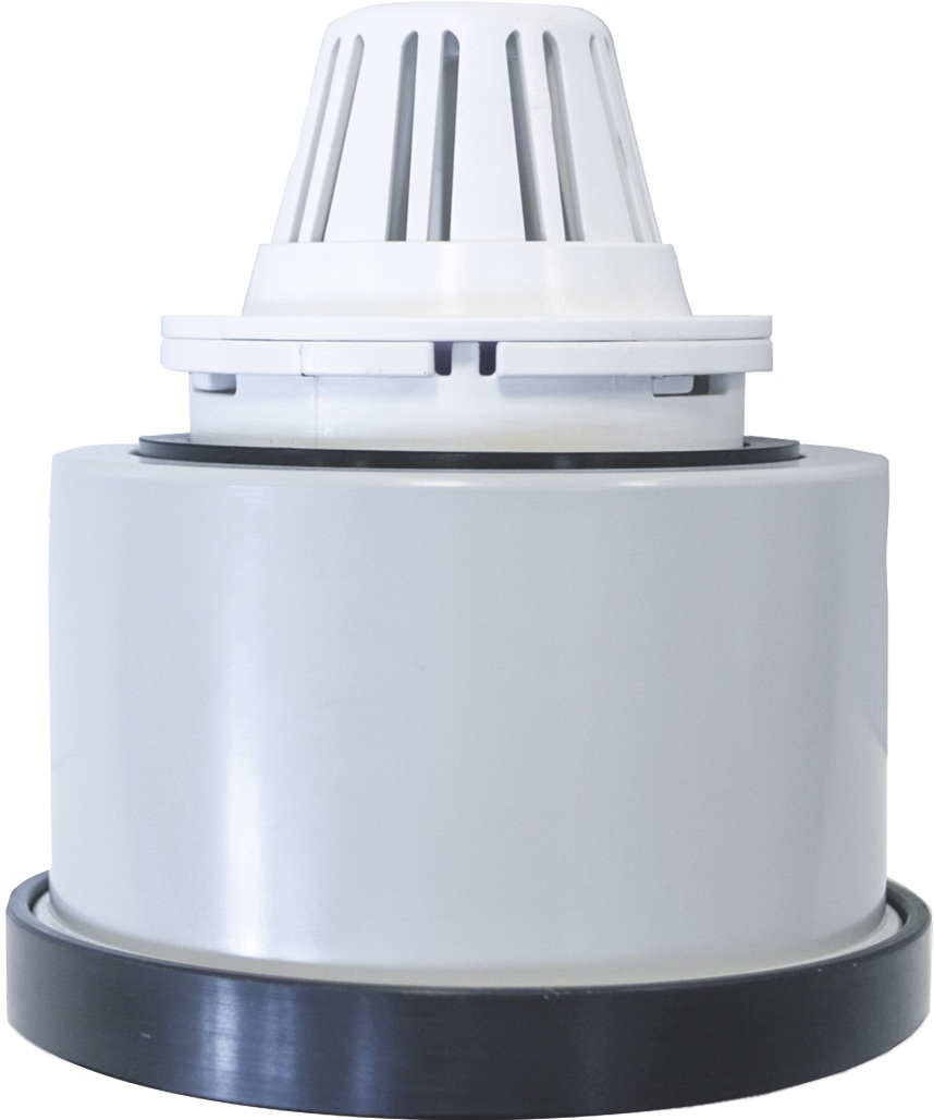 Přípojka odvodňovací pro světlíky MEA MeaStop se zpětnou klapkou