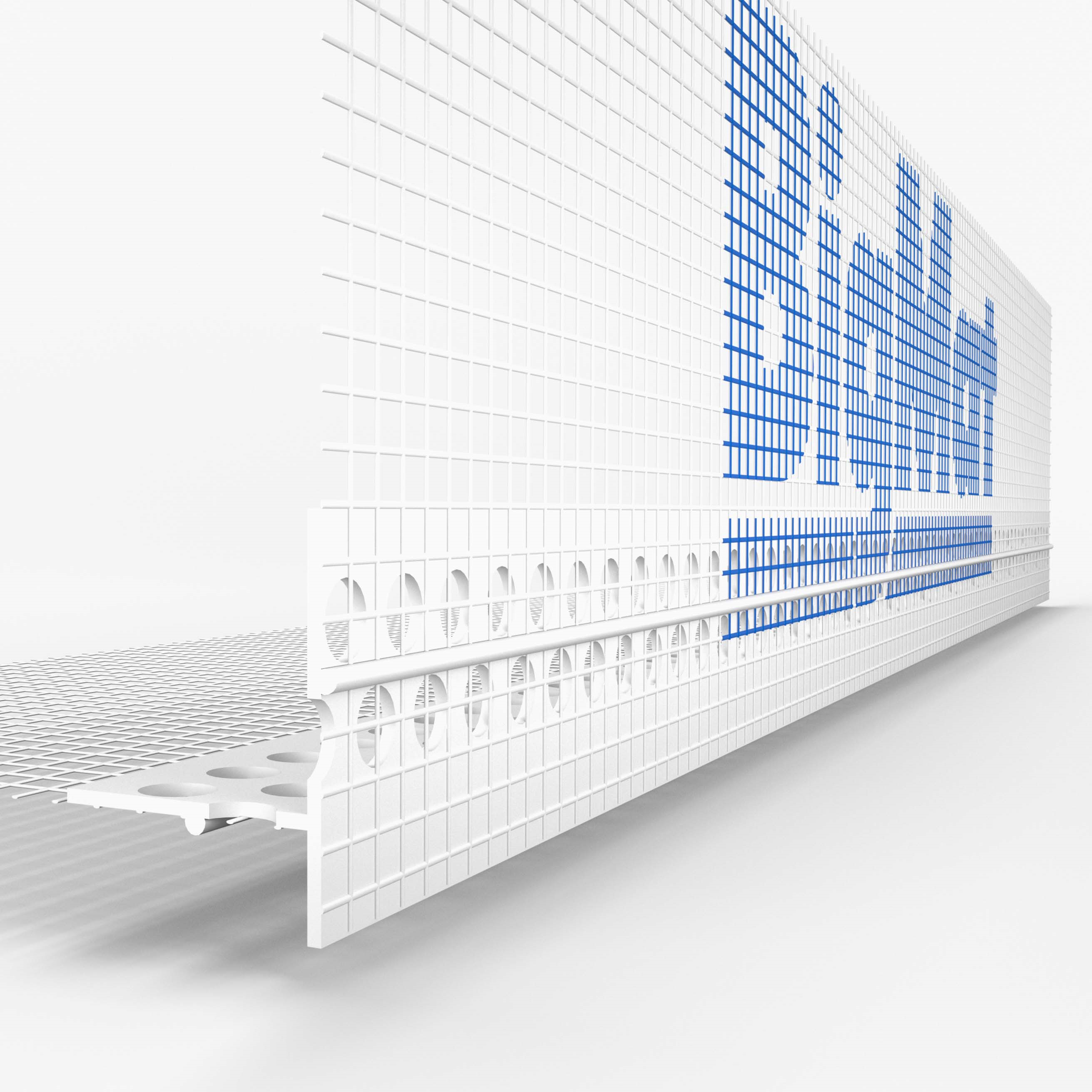 Lišta s nepřiznanou okapnicí LTU BigMat 2500 mm