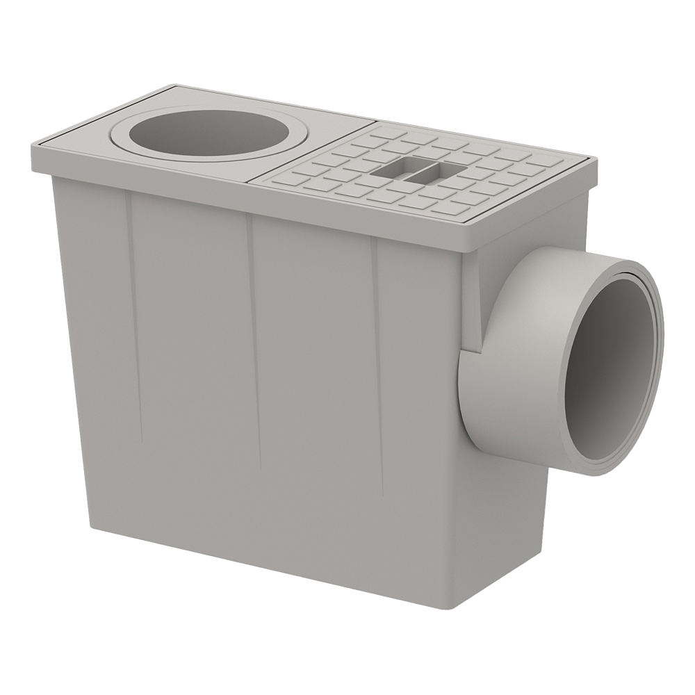 Likov Lapač střešních splavenin GRH boční šedá 100/110 mm