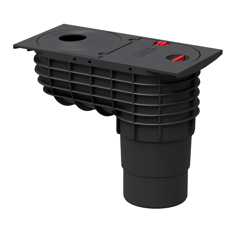 Likov Lapač střešních splavenin GRT spodní černá 110/125 mm