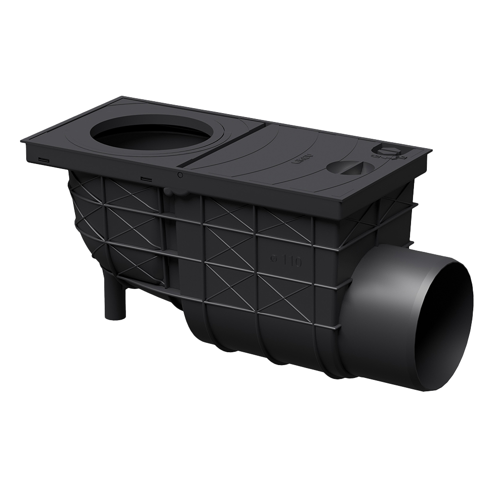 Likov Lapač střešních splavenin GRS boční černá 110 mm