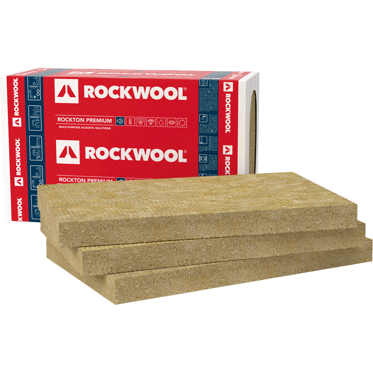 Rockwool Izolace tepelná Rockton Premium 100 mm 1000×610 mm