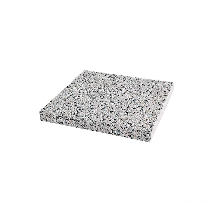 Diton Dlažba betonová vymývaná 400×400×40 mm arktik vym. 1 hrana (50)