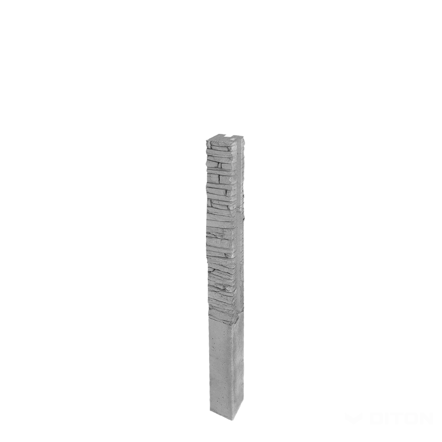 Diton Sloupek plotový Quick wall stone 160 150×150×2500 mm rohový přírodní (8)