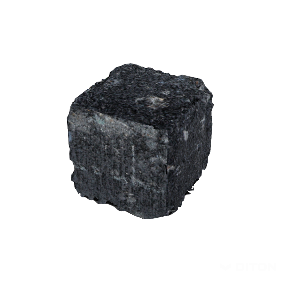 Diton Blok zdicí (stříška) History 70×70×70 mm středová kostka černá (480)