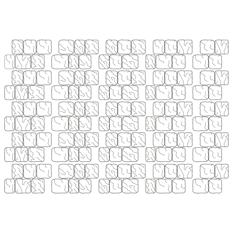 Ferobet Dlažba betonová Cubes 70 mm antracit (7,65)