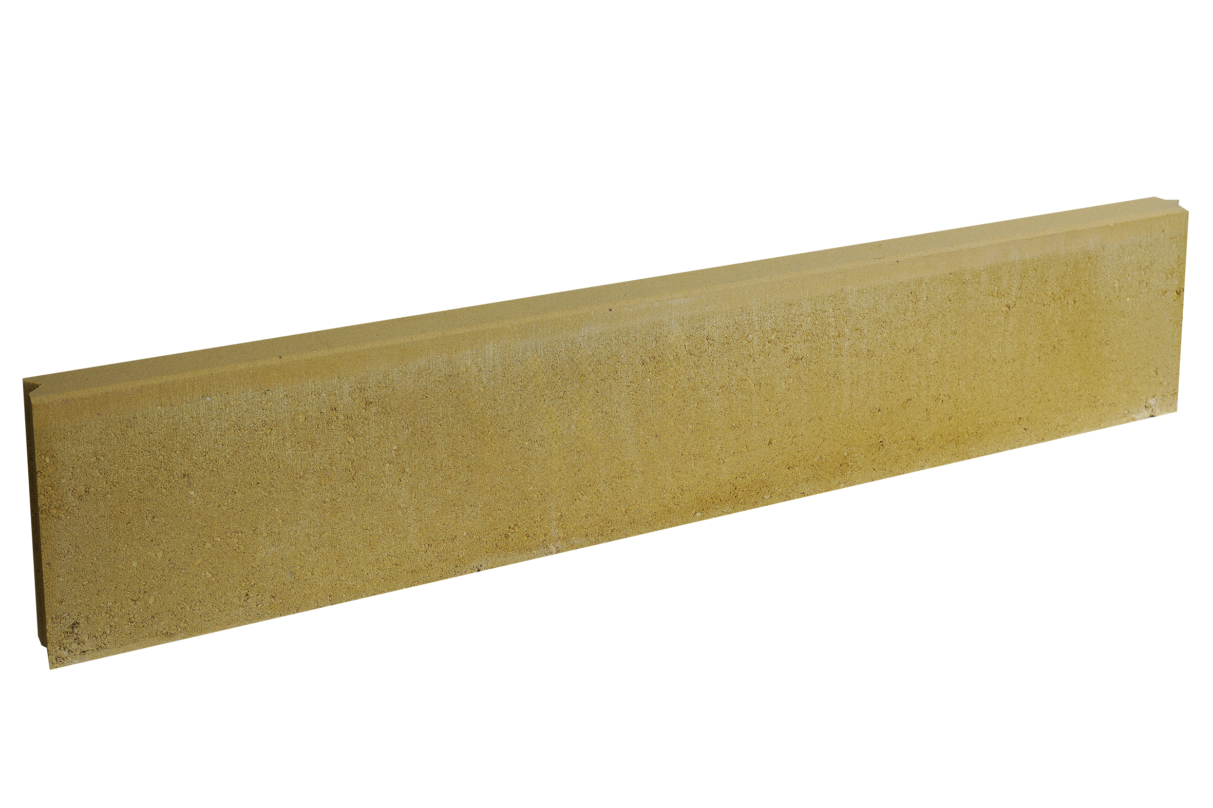 Ferobet Obrubník záhonový 1000×50×200 mm rovný se zámkem pískový (48)