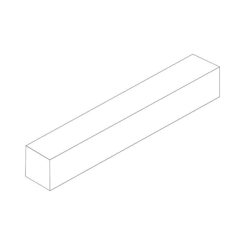Ferobet Obrubník Quadra 100 150×150×1000 mm prato (24)