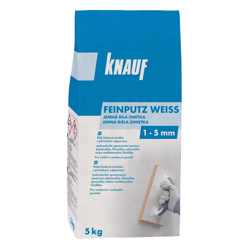 Knauf Omítka štuková bílá Feinputz weiss 5 kg