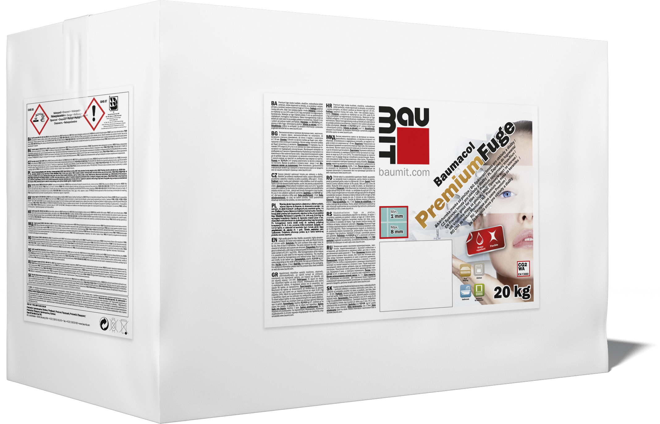 Baumit Hmota spárovací Baumacol PremiumFuge cement grey 20 kg