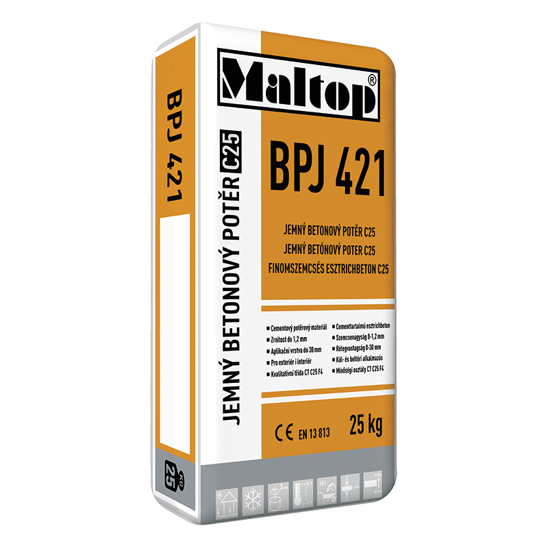 Maltop Potěr betonový BPJ 421 jemný 25 kg