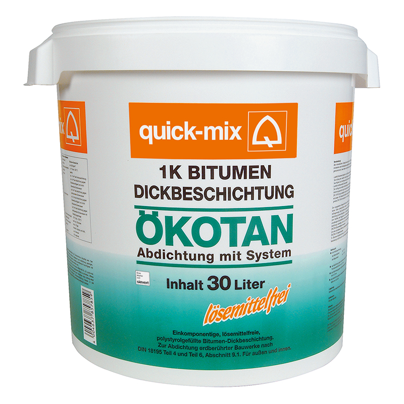 Quick-mix Stěrka bitumenová jednosložková BD1K 30 l