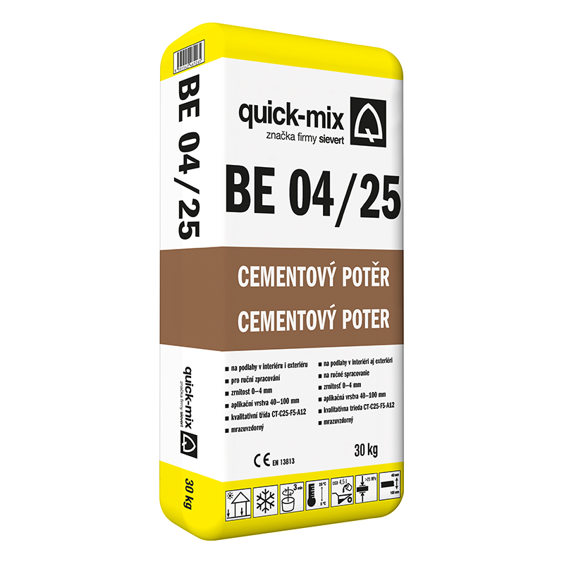 Quick-mix Potěr cementový BE 04/25 30 kg