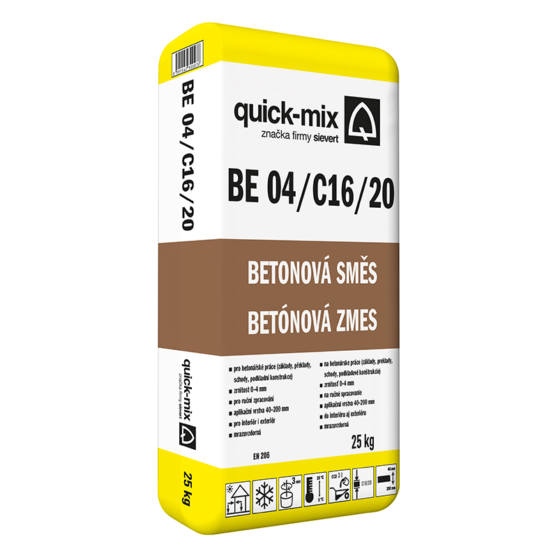 Quick-mix Směs betonová BE 04/C16/20 25 kg