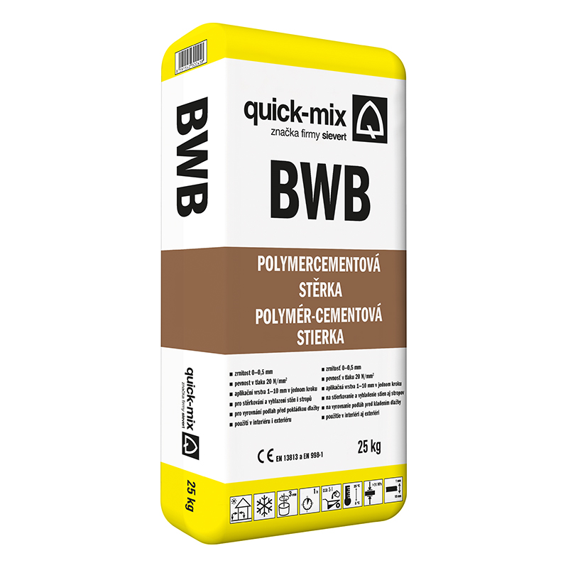 Quick-mix Stěrka polymercementová BWB 25 kg