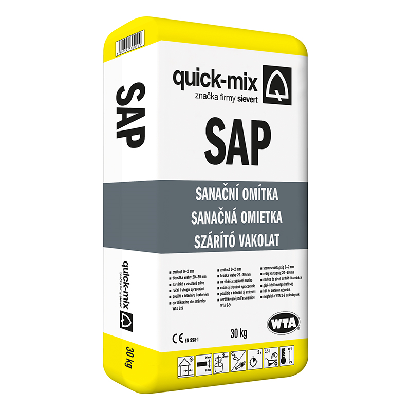 Quick-mix Omítka sanační SAP 0-2 mm 30 kg