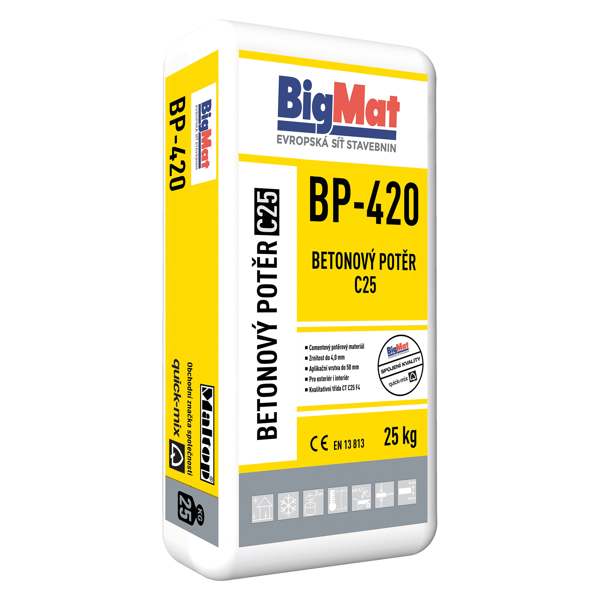 BigMat Potěr betonový BP-420 25 kg