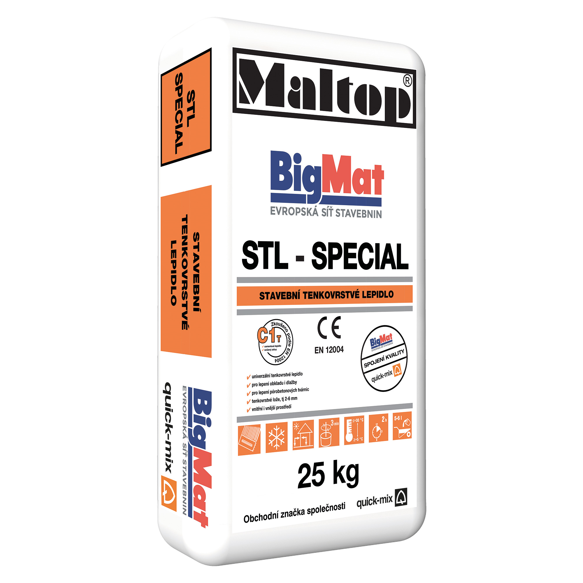 BigMat Lepidlo stavební tenkovrstvé STL-Special (C1T) 25kg