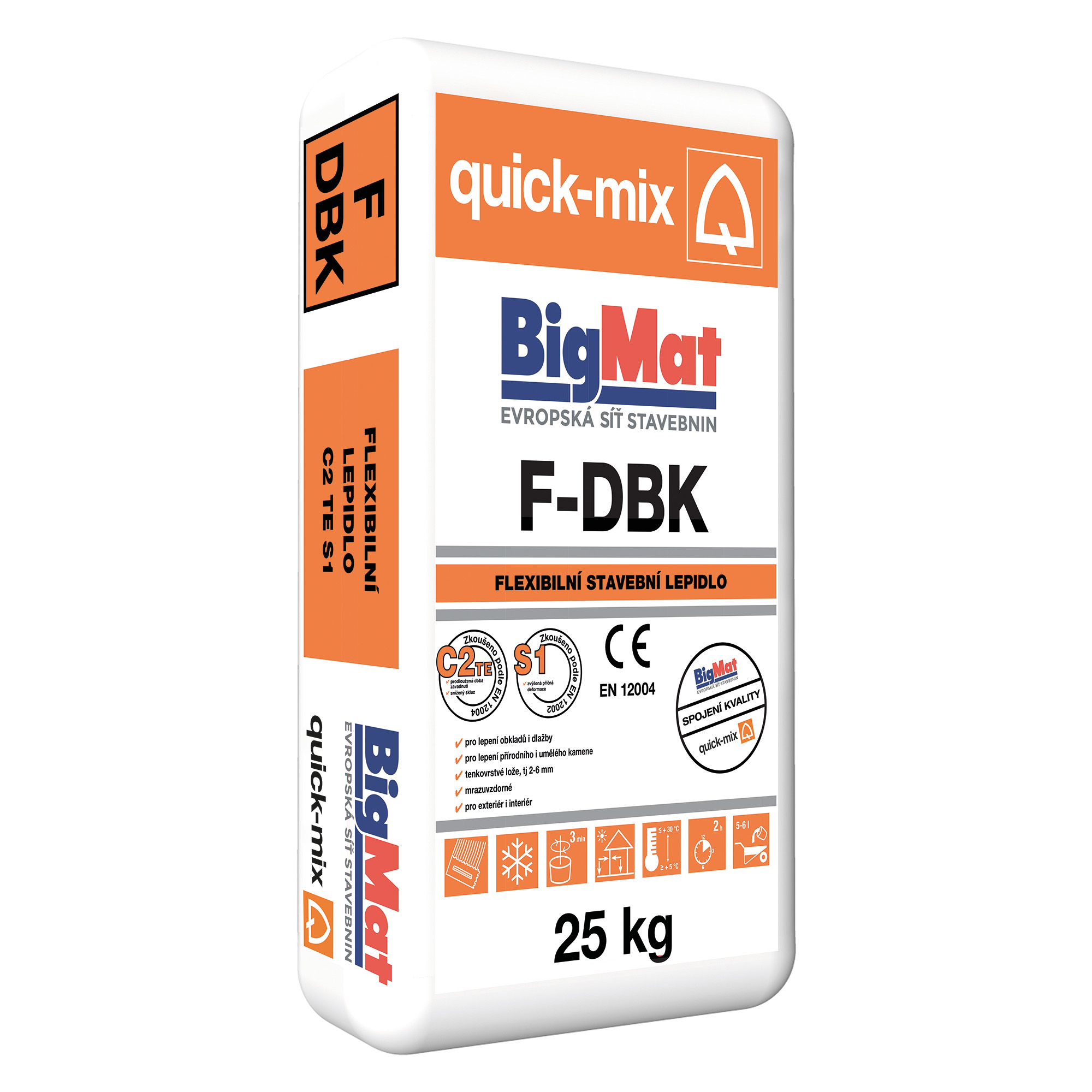 BigMat Lepidlo stavební flexibilní F-DBK (C2TE S1) 25 kg