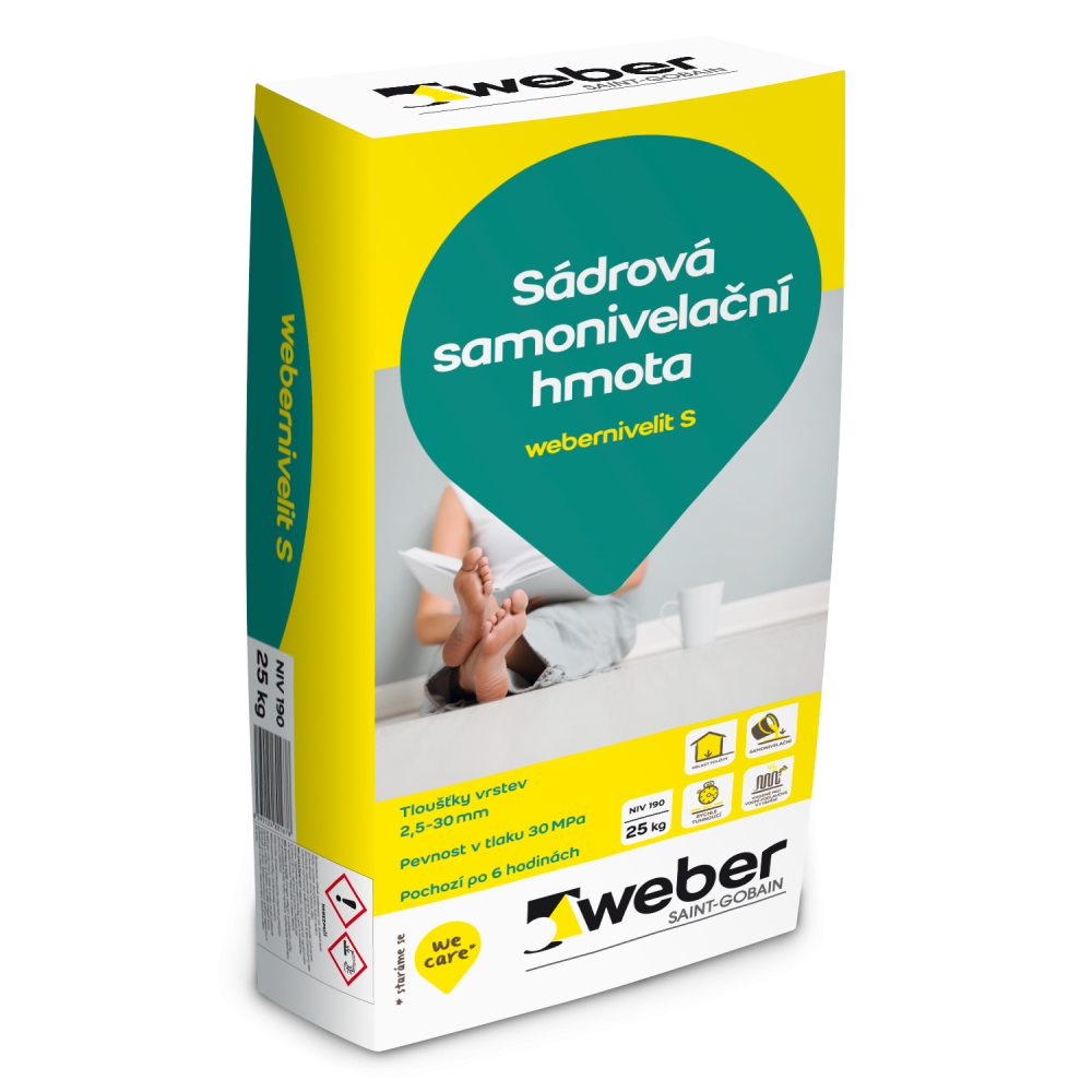 Weber Hmota samonivelační webernivelit S 25 kg