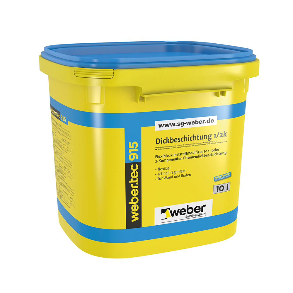 Weber Hmota hydroizolační asfaltová webertec 915 10 l