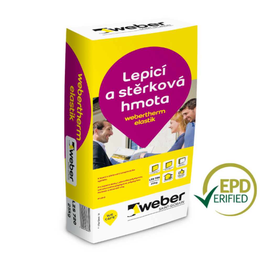 Weber Hmota lepicí a stěrková webertherm elastik 25 kg