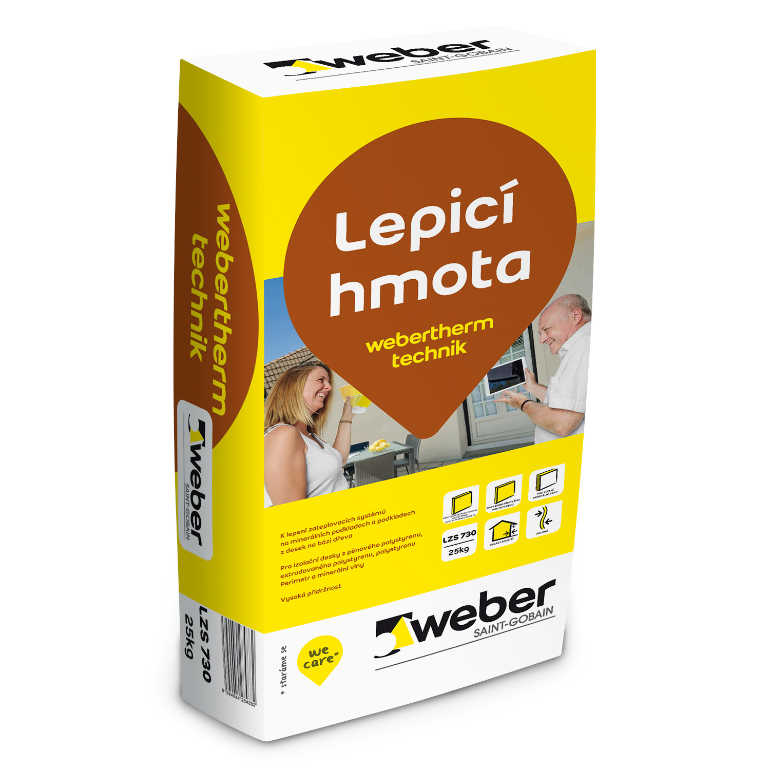 Weber Hmota lepicí a stěrková webertherm technik 25 kg