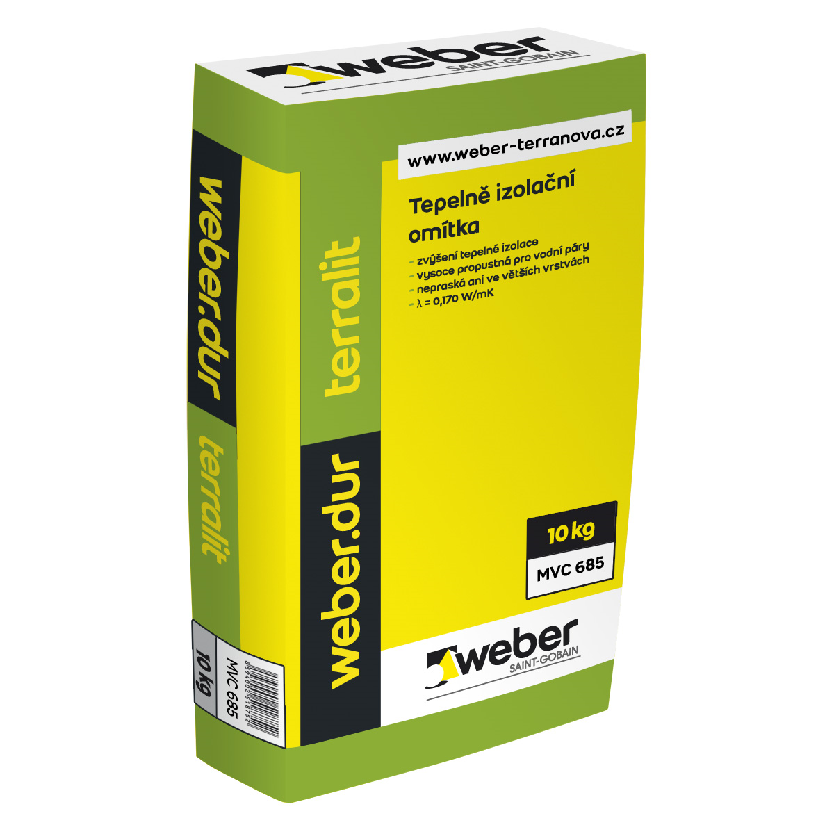 Weber Omítka tepelněizolační weberdur terralit 10 kg