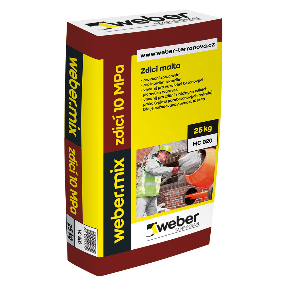Weber Malta zdicí webermix zdicí 10 MPa 25 kg