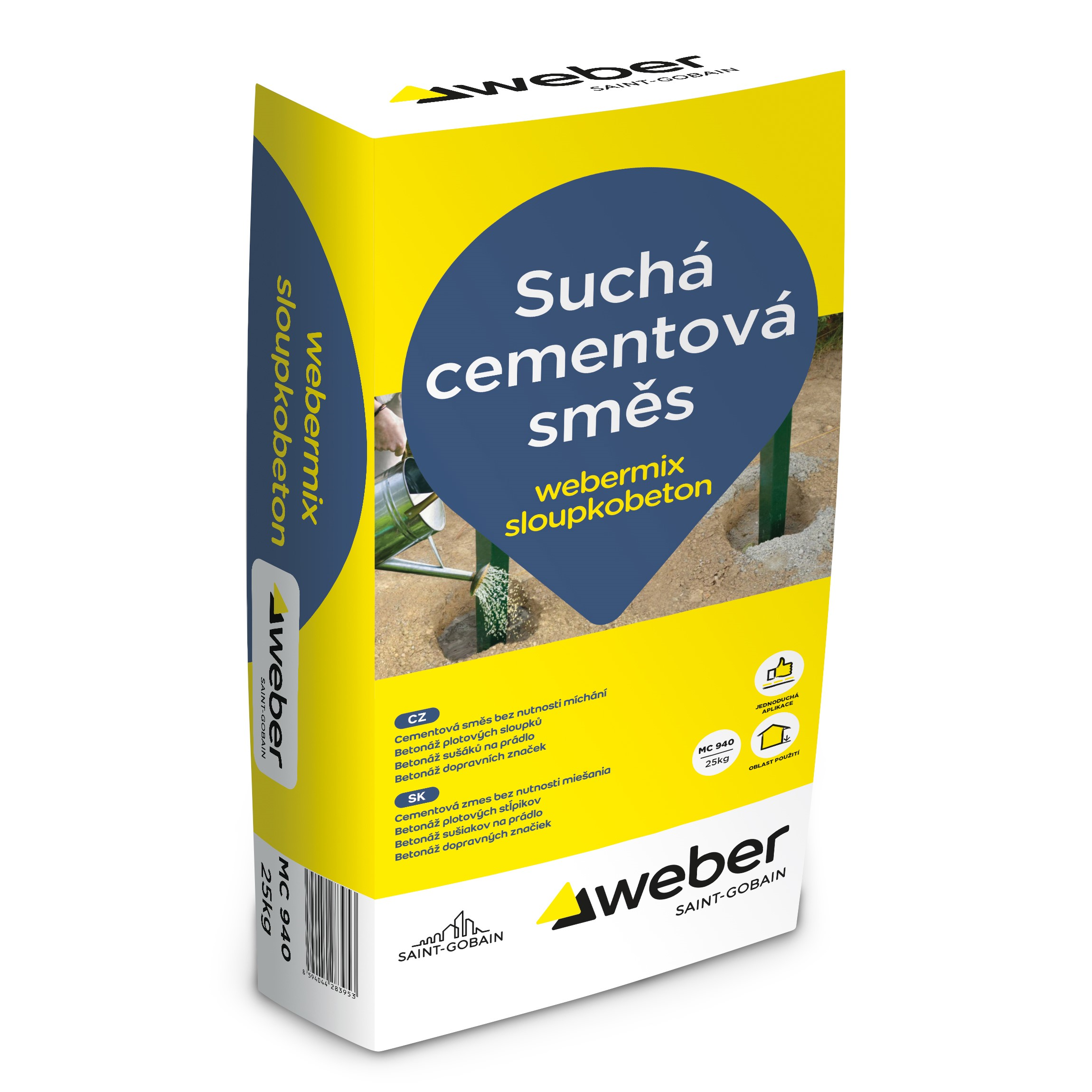 Weber Směs betonová webermix sloupkobeton 25 kg