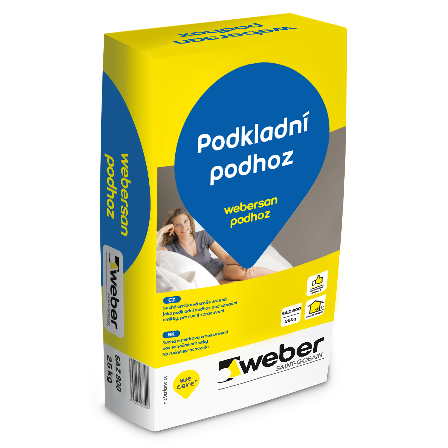 Weber Podhoz sanační webersan podhoz 25 kg