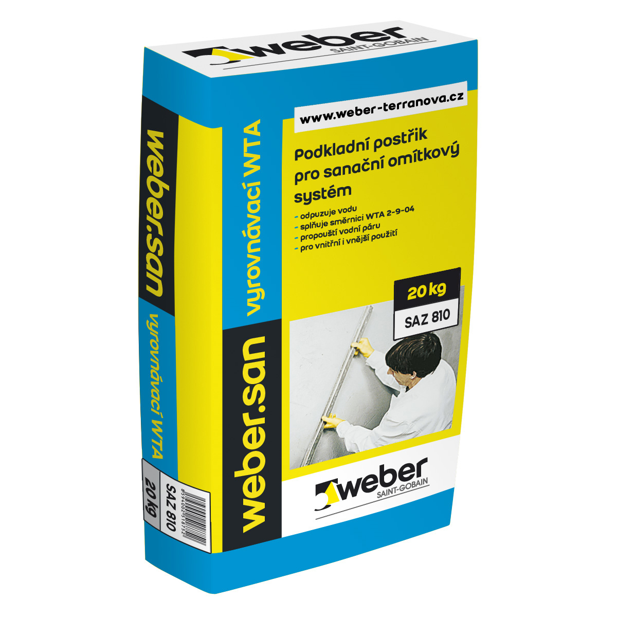 Weber Omítka sanační webersan vyrovnávací WTA 20 kg