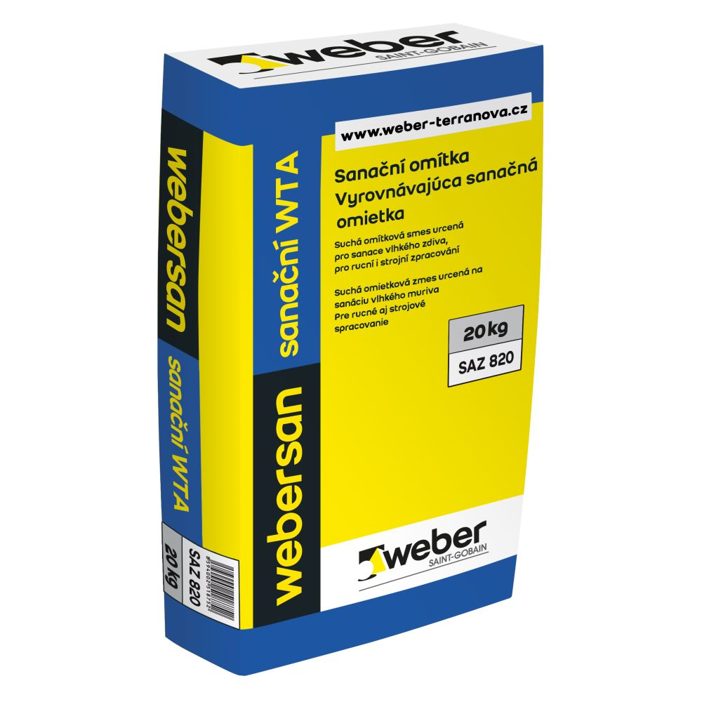 Weber Omítka sanační webersan sanační WTA 20 kg