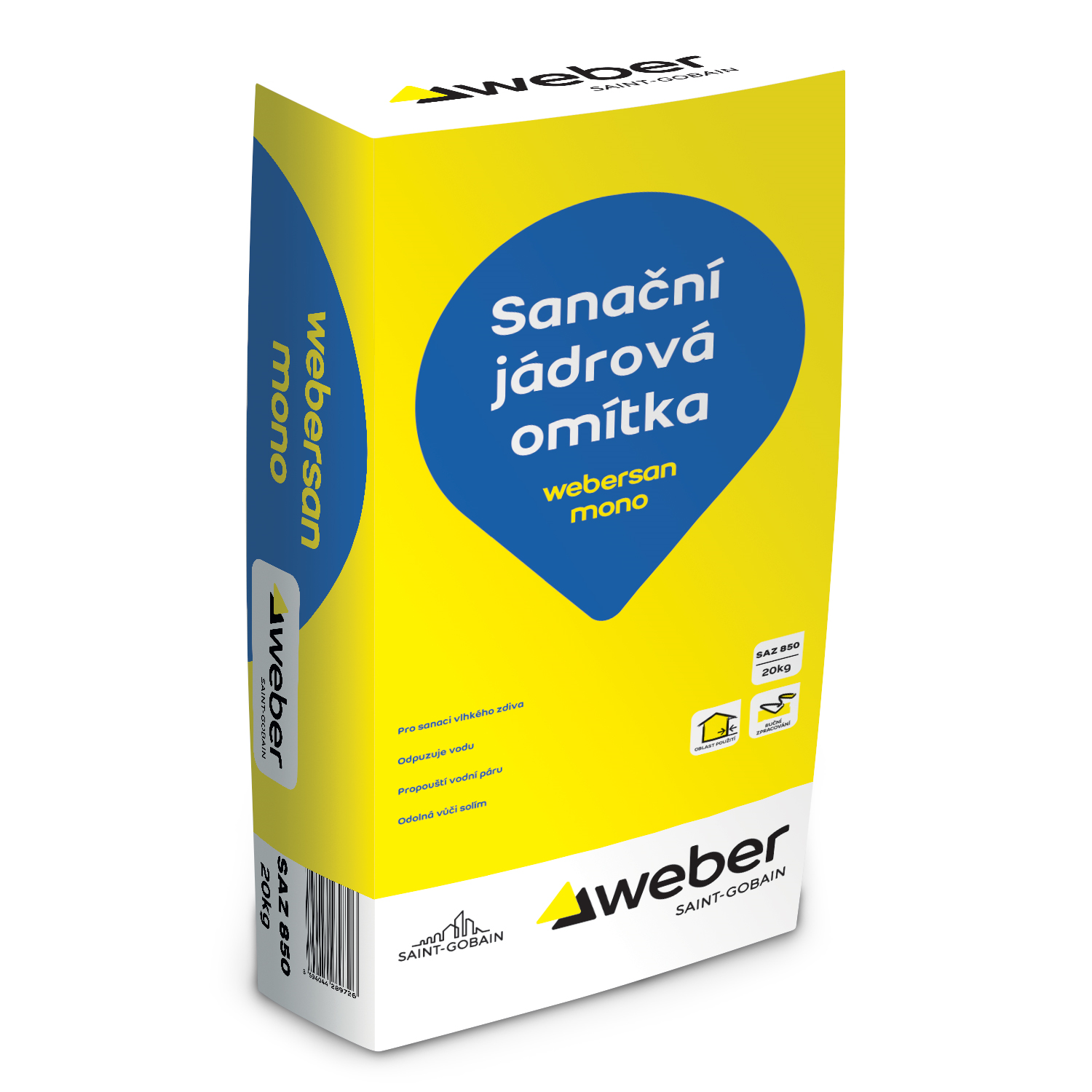Weber Omítka sanační webersan mono 20 kg