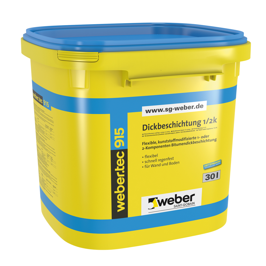 Weber Hmota hydroizolační asfaltová webertec 915 30 l