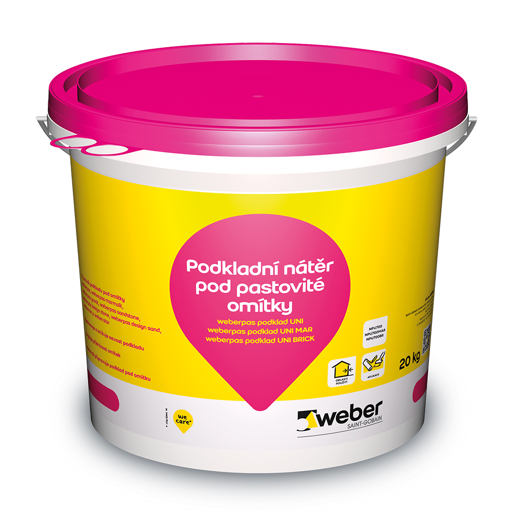 Weber Nátěr pokladní weberpas podklad UNI MAR hnědá 20 kg