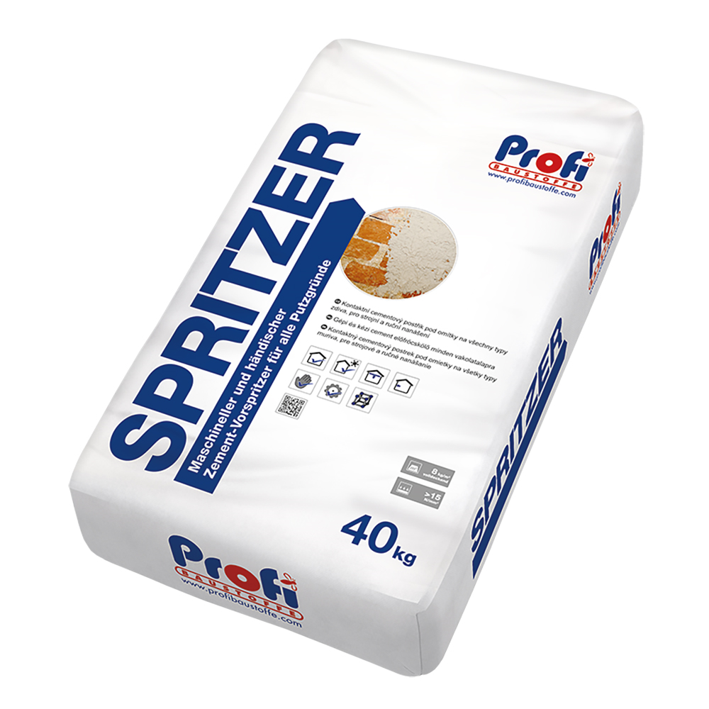 Profibaustoffe Postřik cementový Profi Spritzer 2 mm 40 kg