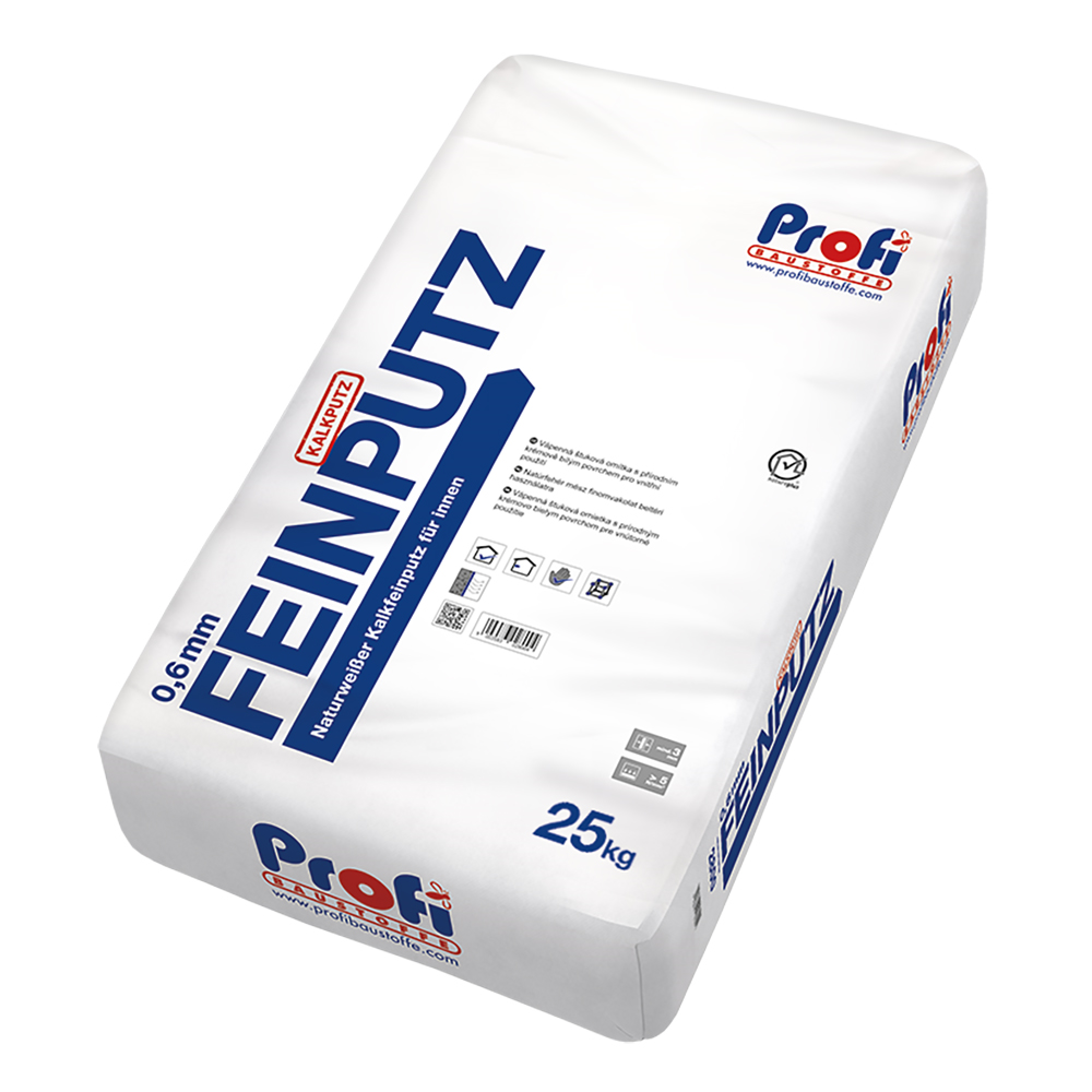 Profibaustoffe Omítka štuková vápenná Profi Feinputz 0,6 mm 25 kg