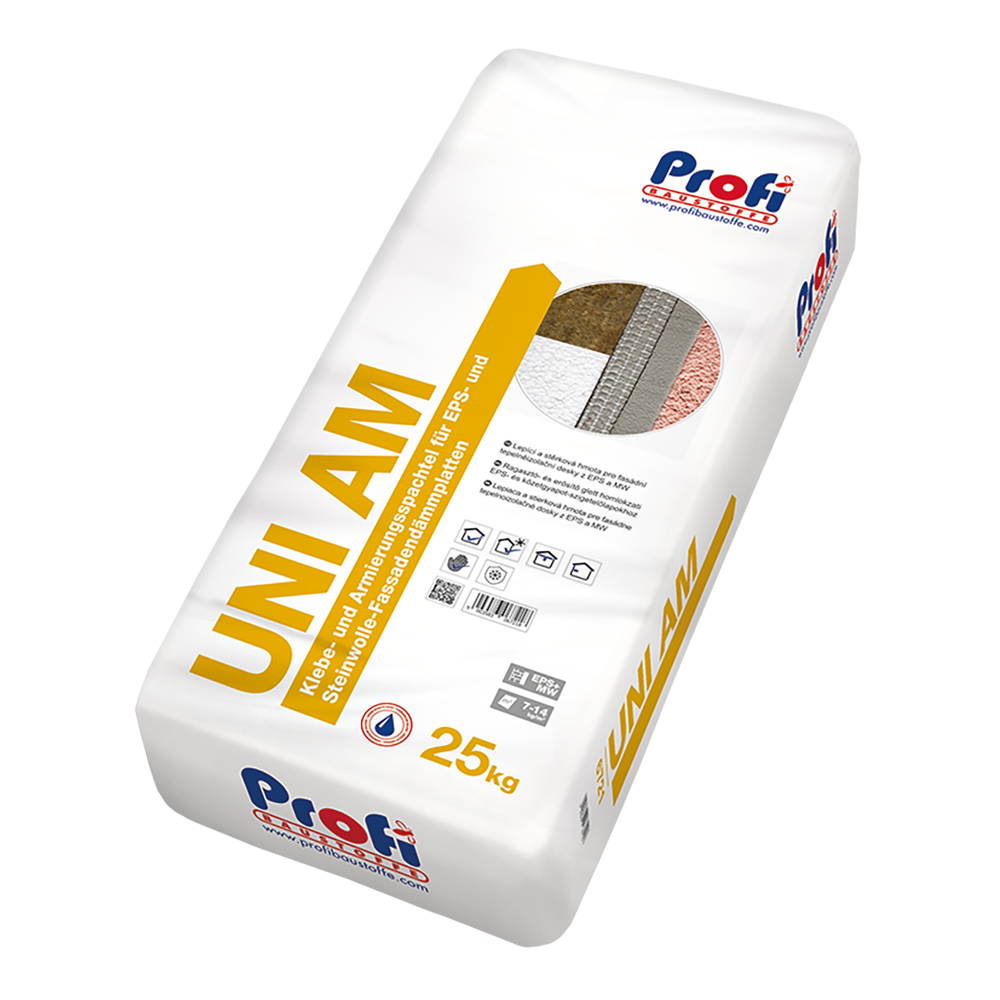 Profibaustoffe Hmota lepicí a stěrková Profi Uni Am 25 kg
