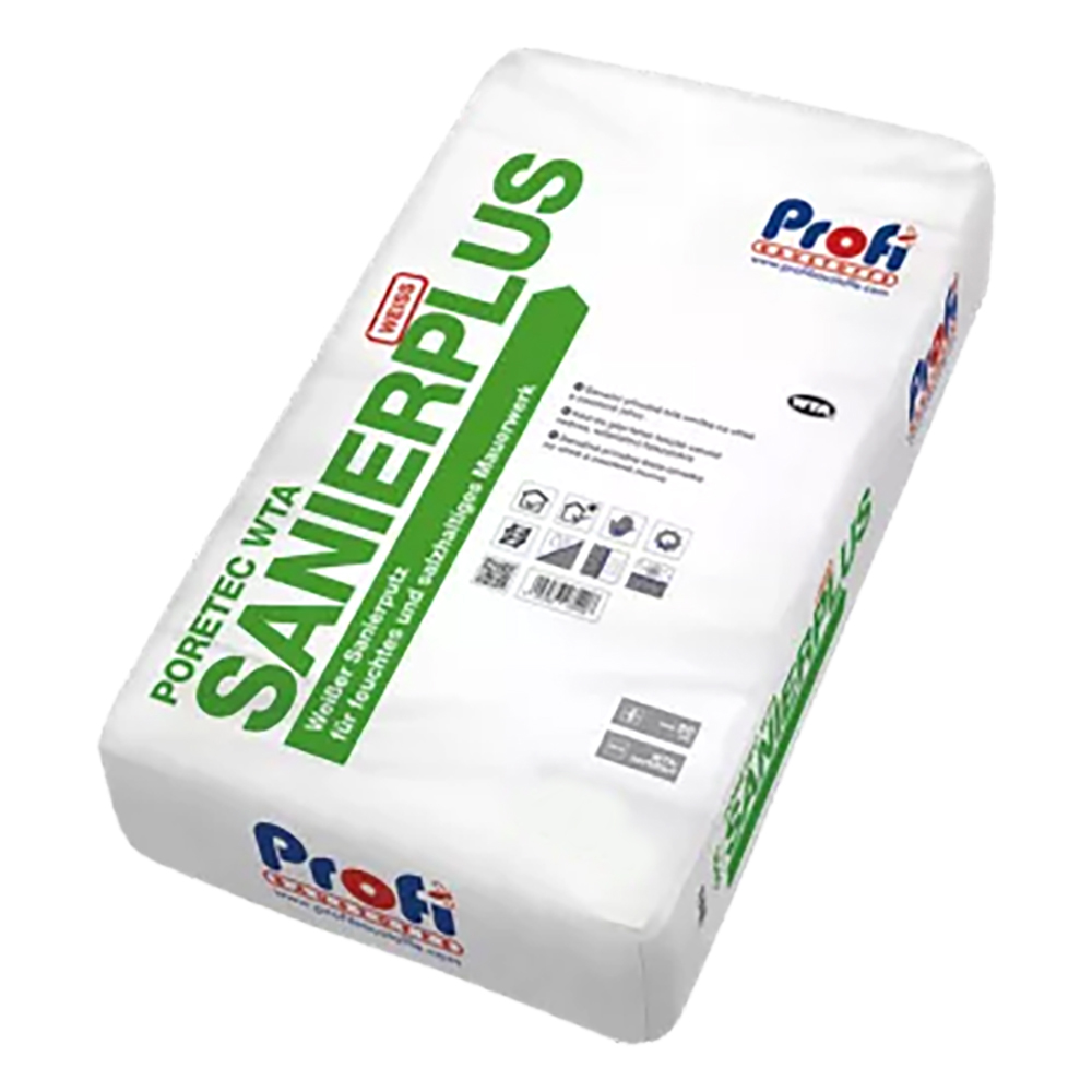 Profibaustoffe Omítka sanační Profi Poretec WTA Sanierplus 25 kg