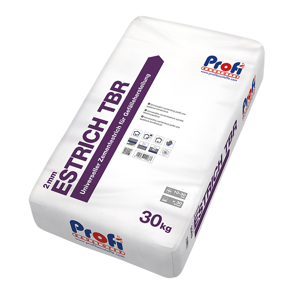 Profibaustoffe Potěr cementový Profi Estrich TBR 2 mm 30 kg