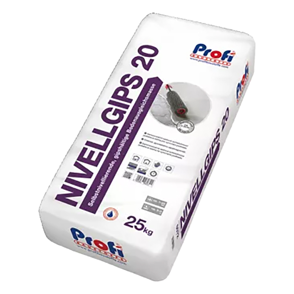 Profibaustoffe Stěrka samonivelační sádrová Profi Nivellgips 20 25 kg