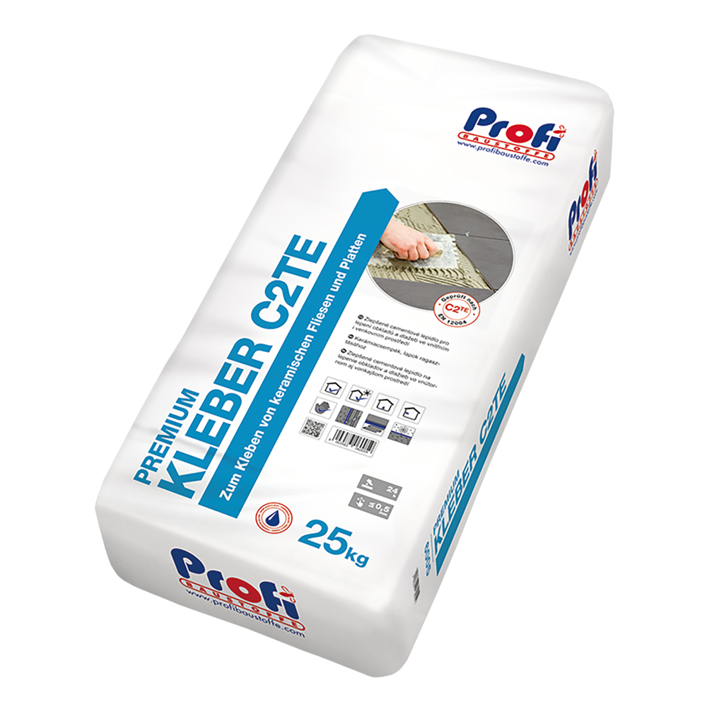 Profibaustoffe Lepidlo na obklady a dlažby Profi Premium Kleber C2TE 25 kg